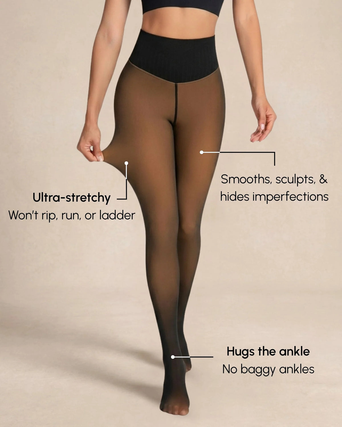 Somarve Fleece-Lined Tights