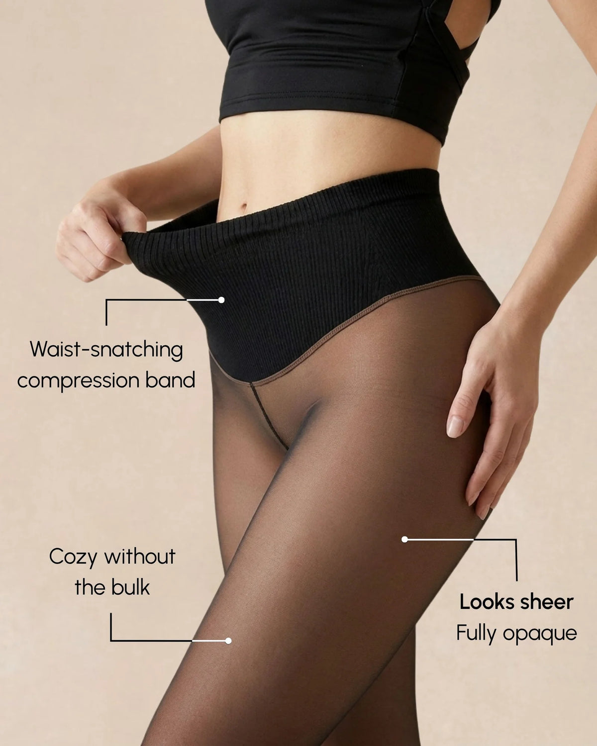 Somarve Fleece-Lined Tights