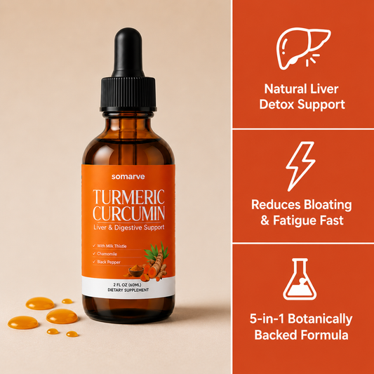 Turmeric Curcumin & Milk Thistle Liver Support Liquid Drops